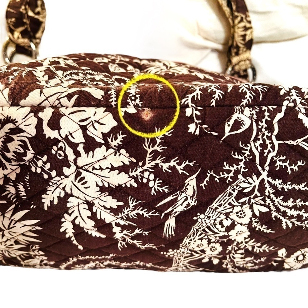 Vera Bradley Imperial Toile Stephanie Shoulder Bag Signature Quilted Cotton TLC - Picture 12 of 16